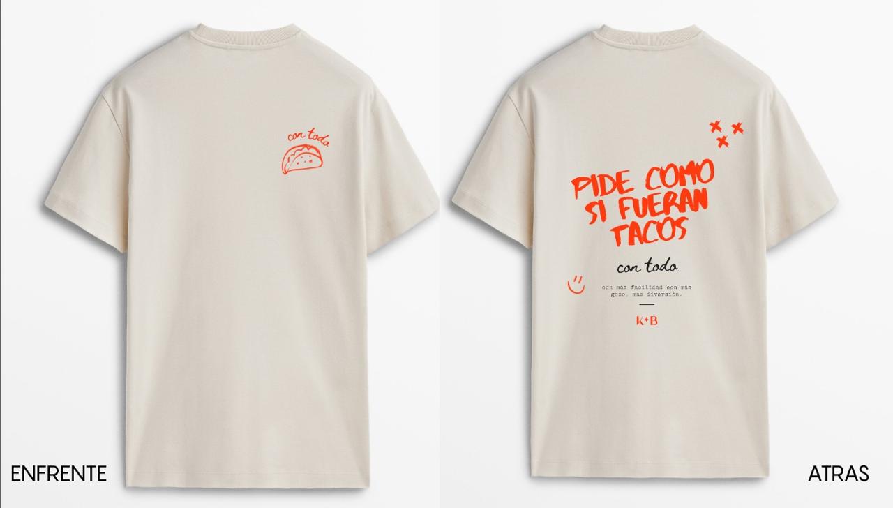 Playera Pide como si fueran tacos